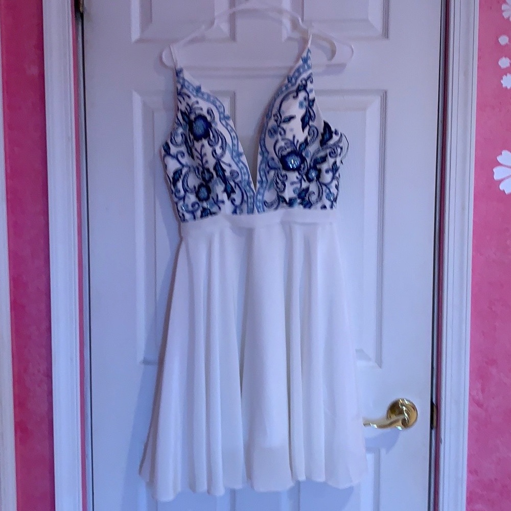 Semi formal dress.